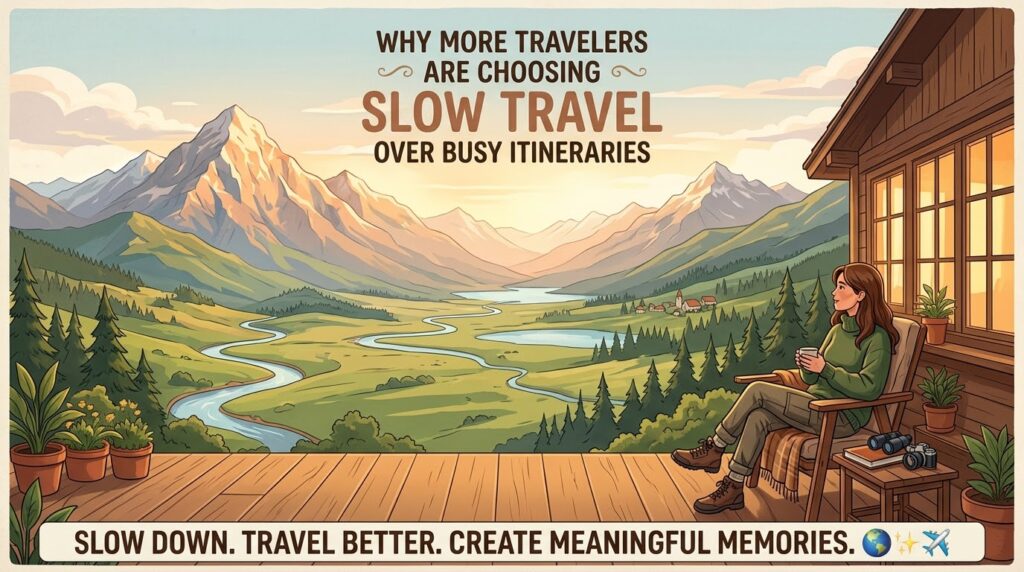 Why Travelers Are Choosing Rest Over Busy Itineraries